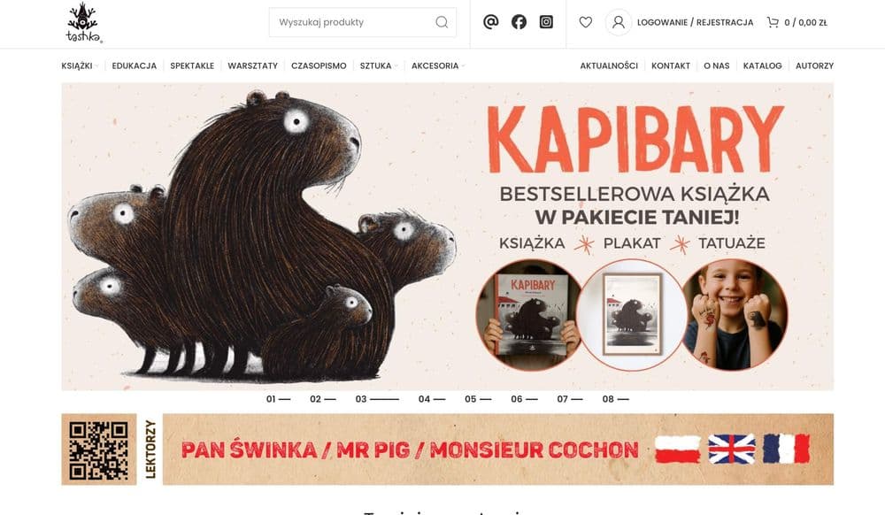 Tashka.pl e-commerce platfrom